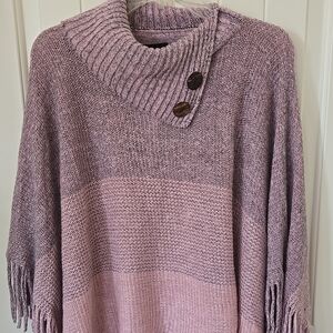 Coco + Carmen Fringe Poncho NEW